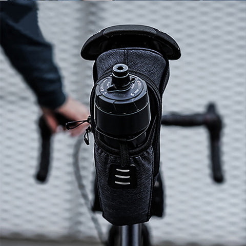 ROSWHEEL Bicycle Saddle Rear Bag With Mesh Bottle Pocket Cycling Bags MTB Road Bike Outdoor Accessories Bag For A Bicycle