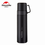 Naturehike double layer Hydro Flask Coffee Outdoor Camping Multi-functional sports cup Stainless Steel Vacuum Bottle Cups portable sports bottle