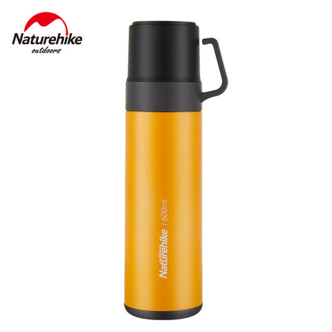 Naturehike double layer Hydro Flask Coffee Outdoor Camping Multi-functional sports cup Stainless Steel Vacuum Bottle Cups portable sports bottle